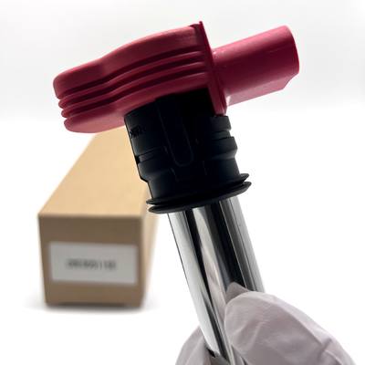 06E905115E Ignition Coil Pack for Audi A4 A5 A6 A7 A8 Q5 Q7  & VW Golf GTI Touareg 2.0TFSI, Replace 06E905115F / UF529, Ø183mm Length Red Plastic Connector with Metal Tube