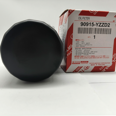 90915-YZZD2 Spin-On Oil Filter Fits Toyota Camry & Hilux Gasoline Vehicles, Cross Ref 15601-13051, Ø74×85mm Black Coated Metal Housing with Complete O-Ring Kit, OE Standard & Easy Installation