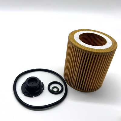 11427640862 Engine Oil Filter Cartridge Fits BMW N20 N55 Turbo Engine , Cross Ref HU816Z KIT, Ø74×79mm Yellow Composite Filter Paper with Full O-Ring Set, OE Standard & Easy Installation