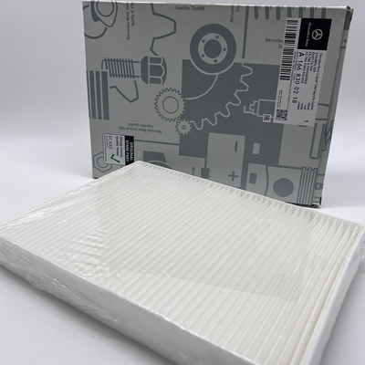 A1668300218 Cabin Air Filter Fits Mercedes W205 W213 X253, Cross Ref CU25002, 246×189×31mm White Composite Filter Media with Full Surround Foam Gasket, OE Standard & Easy Installation