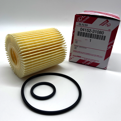 04152-31080 Engine Oil Filter Fits Toyota Reiz Crown Lexus GS, Cross Ref 04152-YZZA2, Ø68.8×82mm Multi-Layer Composite Media with Full Rubber Seal Kit, OE Standard & Easy Installation