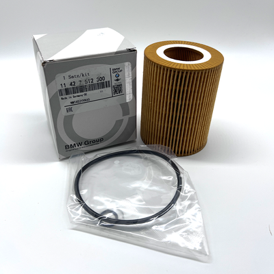 11427512300 Engine Oil Filter Fits BMW M52 M54 Engine, Cross Ref OX154/1D, Ø83×104mm Multi-Layer Composite Filter Media with Full Rubber Seal Kit, OE Standard & Easy Installation