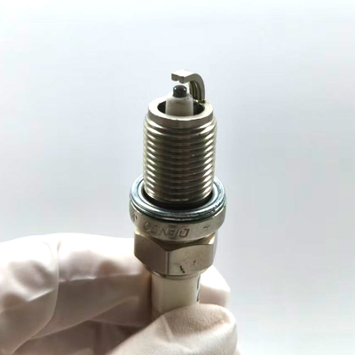 90919-01166 Spark Plug Fits Toyota Tundra 2UZ-FE Engine, Cross Ref K20R-U, M14×1.25mm Anti-Corrosion Metal Shell with Noise Reduction Resistor, OE Standard & Easy Installation
