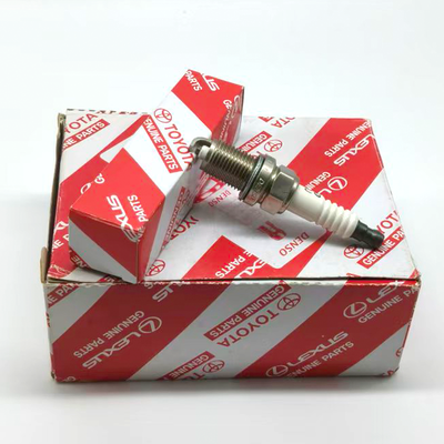 90919-01166 Spark Plug Fits Toyota Tundra 2UZ-FE Engine, Cross Ref K20R-U, M14×1.25mm Anti-Corrosion Metal Shell with Noise Reduction Resistor, OE Standard & Easy Installation