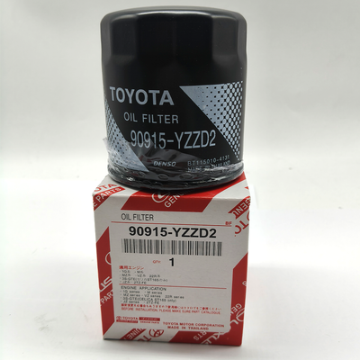 90915-YZZD2 Spin-On Oil Filter Fits Toyota Camry & Hilux Gasoline Vehicles, Cross Ref 15601-13051, Ø74×85mm Black Coated Metal Housing with Complete O-Ring Kit, OE Standard & Easy Installation