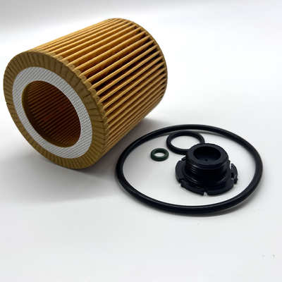 11427640862 Engine Oil Filter Cartridge Fits BMW N20 N55 Turbo Engine , Cross Ref HU816Z KIT, Ø74×79mm Yellow Composite Filter Paper with Full O-Ring Set, OE Standard & Easy Installation